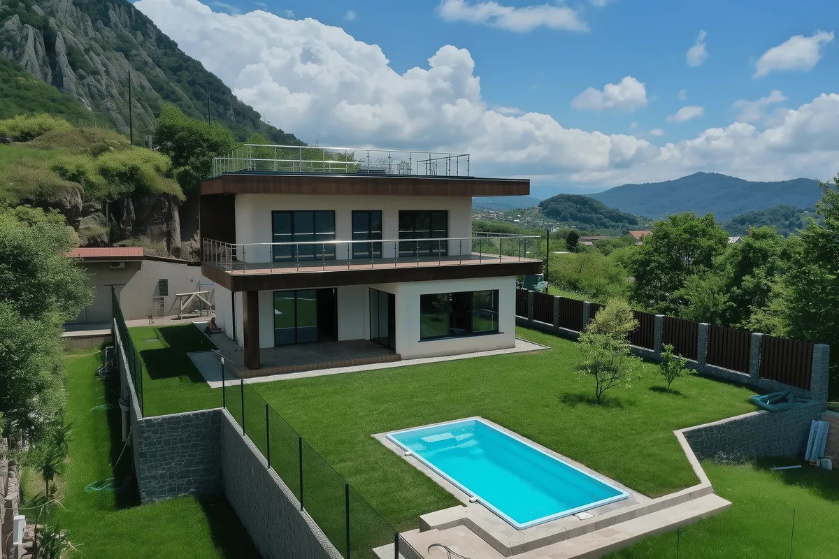 Композитный бассейн Laguna 6 — визуализация в Кондопоге