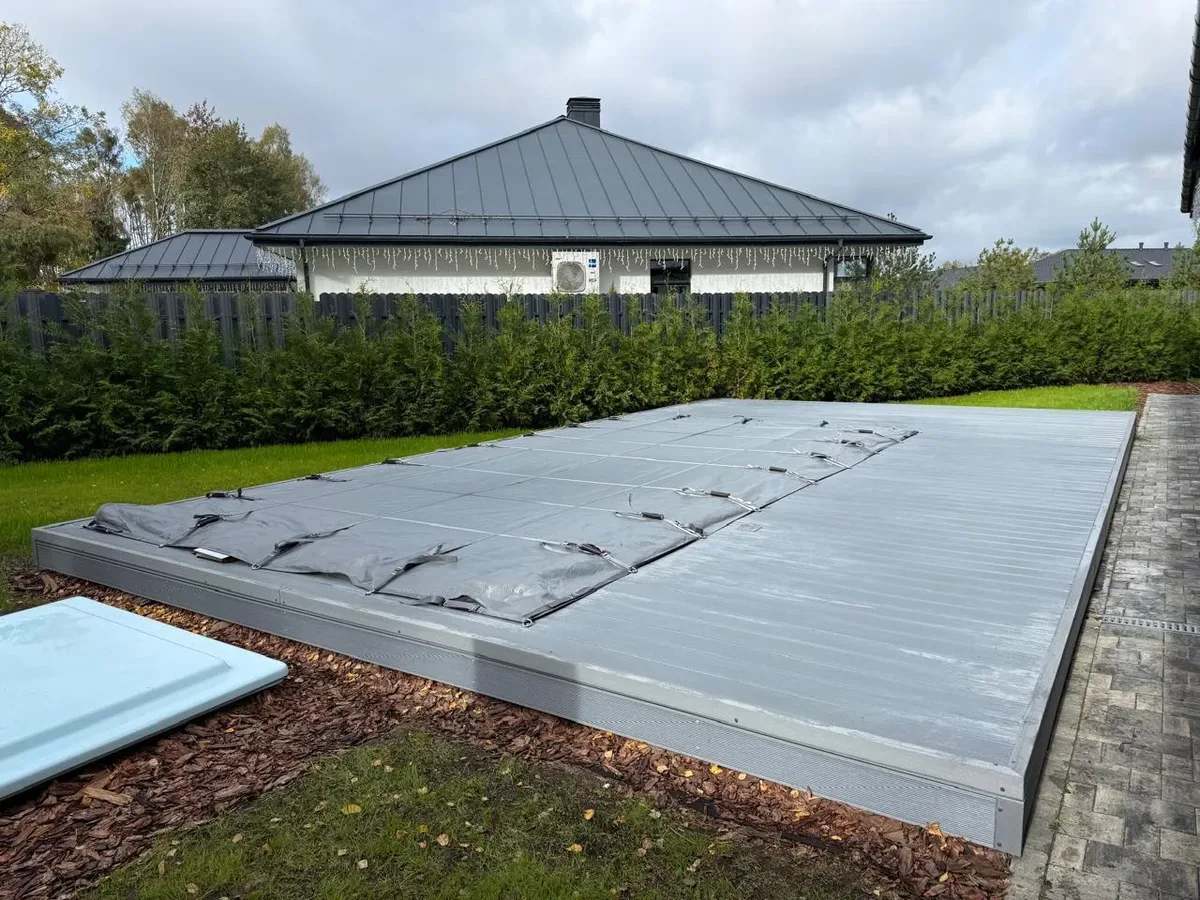 Покрывало Laguna Cover Mesh — установка в Кондопоге