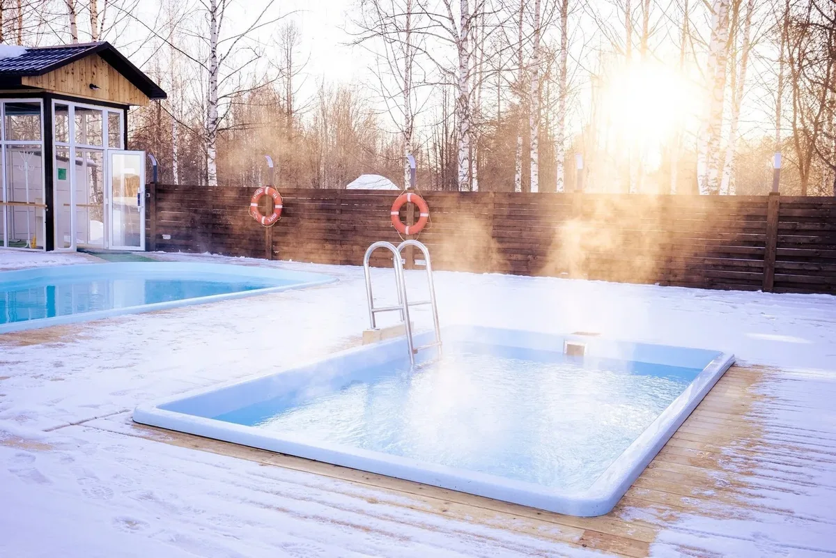 Композитный бассейн Laguna 4 — установка в Кондопоге