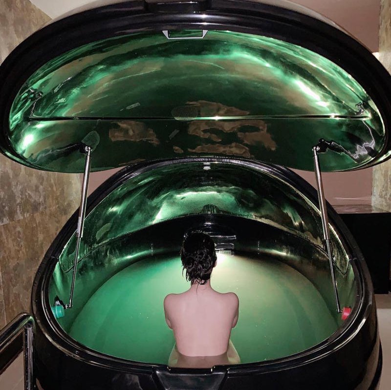 Флоат-капсула — вид изнутри